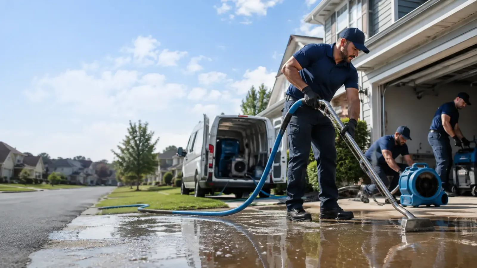 Flood Damage Restoration in Santa Fe, TX